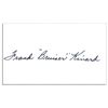 Image 1 : Football HOFer Frank Bruiser Kinard Signed Card