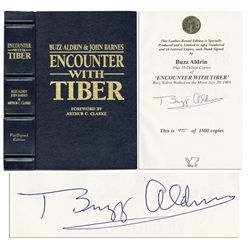 Buzz Aldrin ''Encounter With Tiber'' -- Limited Edition Book Signed -- #975 of 1,500 -- Fine