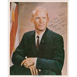 Buzz Aldrin 8'' x 10'' Signed Photo -- Early, Boyish Portrait of the Astronaut