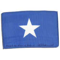 Apollo 15 Flown Somalia Flag -- Signed & Inscribed by NASA Astronaut Al Worden