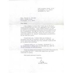Typed Letter Signed by American Astronaut Michael Collins -- Nice Signature From Apollo 11 Flight Me