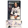 Image 1 : Apollo 17 Astronaut Ron Evans Signed ''Let's Fly to the Moon'' Cassette Tape Set