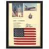 Image 1 : Space-Flown U.S. Flag -- Orbited Earth on Columbia's First Ever Flight