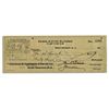 Image 1 : Thomas Edison Signed Check
