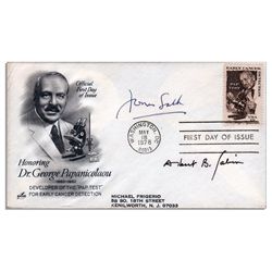 Jonas Salk & Albert Sabin Signed First Day Cover