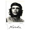 Image 1 : Original 8.5'' x 11'' ''Heroic Warrior'' Photograph of Che Guevara -- Signed by Photographer Alberto