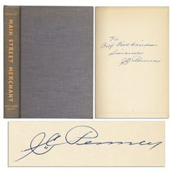 J. C. Penney ''Main Street Merchant'' Book Signed