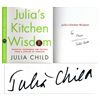 Image 1 : Julia Child Signed First Edition of ''Julia's Kitchen Wisdom''