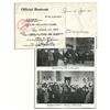 Image 1 : Ellis Island Pass From 1928 -- Signed by The Commissioner of Immigration