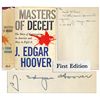 Image 1 : J. Edgar Hoover First Edition ''Masters of Deceit'' Signed