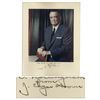 Image 1 : J. Edgar Hoover Signed Photo Display