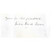 Image 1 : Julia Ward Howe Signed Slip