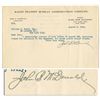 Image 1 : Autograph Letter Signed by John B. McDonald, Visionary Creator of the New York Subway System -- ''..