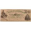 Image 1 : 1862 $20 STATE OF MISSISSIPPI