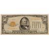 Image 1 : 1928 $50 US GOLD CERTIFICATE