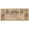 Image 1 : 1838 $100 MISSISSIPPI & ALABAMA RAIL ROAD NOTE
