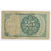 Image 2 : 1874 TWENTY FIVE CENT US FRACTIONAL CURRENCY
