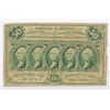 Image 1 : 1862 FIFTY CENT US POSTAGE CURRENCY