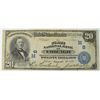 Image 1 : 1902 $20 NATIONAL CHICAGO, IL #8