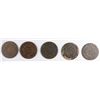 Image 2 : (5) LARGE CENTS (17, 18, 22, 24, 25)