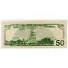 Image 2 : 1996 $50 FEDERAL RESERVE NOTE (MINT ERROR-WET TRANSFER) XF