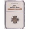 Image 1 : 1853 ARROWS SEATED DIME NGC MS65 GEM SUPER COLORS! RARE!