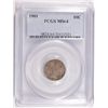 Image 1 : 1901 BARBER DIME PCGS MS64 GREAT COLOR!