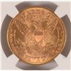 Image 3 : 1895 $5 LIBERTY GOLD NGC MS65 GEM VERY RARE!