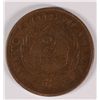 Image 2 : 1872 2 CENT PIECE, VERY RARE DATE, VF/XF PERFECT COLOR