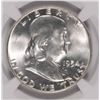 Image 2 : 1954 FRANKLIN HALF DOLLAR NGC MS-64