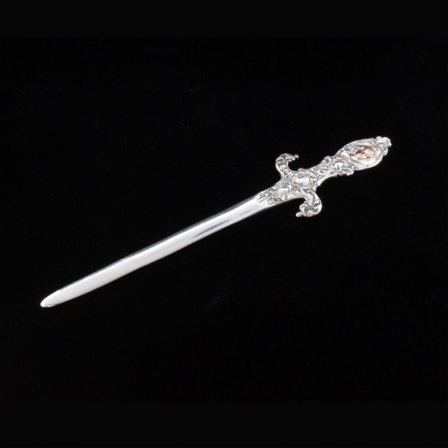 Sterling And Gold Letter Opener