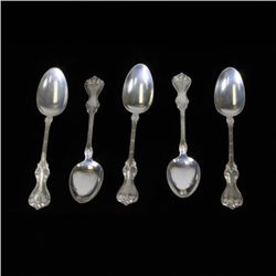 Set of 5 Duke of York Whiting Spoons