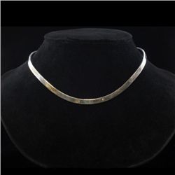 Sterling Open Collar Necklace
