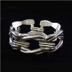 Sterling Square Link Bracelet