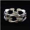 Image 1 : Sterling Square Link Bracelet