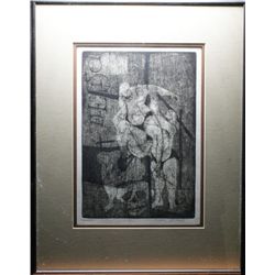 Michael Roberts Framed Etching