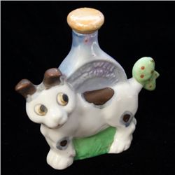 Whimsical Vintage Ceramic Flask