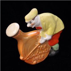 Whimsical Vintage Ceramic Flask