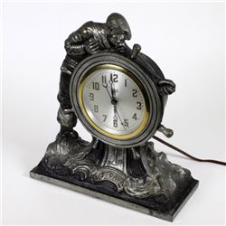 Vintage United Electric Storm Mantle Clock