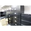 Image 2 : BLACK 6 COMPARTMENT STORAGE CABINET