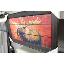 FRAMED PRINT 'GREAT HORNED MOOSE'