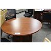 Image 1 : CHERRY 42" ROUND CONFERENCE TABLE
