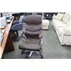 Image 2 : DARK BROWN LEATHER HIBACK EXECUTIVE CHAIR