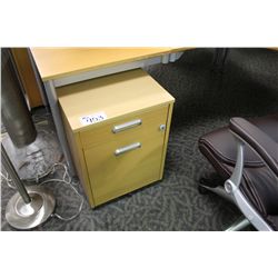 MAPLE 2 DRW. ROLLING FILE PEDESTAL