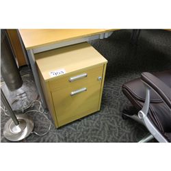 MAPLE 2 DRW. ROLLING FILE PEDESTAL