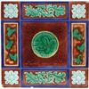 Image 1 : Three Wedgwood Majolica Tiles, and seven other assorted tiles (a.f.) (10)  See illustration (part...