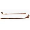 Image 1 : An Auchterlonie Golfing Wood, with hickory shaft and strapwork grip, and a similar iron with a br...
