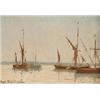 Image 1 : Hugh Boycott Brown, Debew a woodbridge, canvas laid down, signed with initials, inscribed verso,...