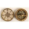 Image 1 : A Late 18th/Early 19th Century Brass Compass, with a paper dial, 4.5 cm See illustration £40-60...