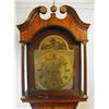 Image 1 : A Longcase Clock, the 30 cm arched dial signed "John Day Wakefield", painted a rustic scene to th...
